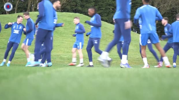 Rangers stars get ready to take on Braga in Europa League